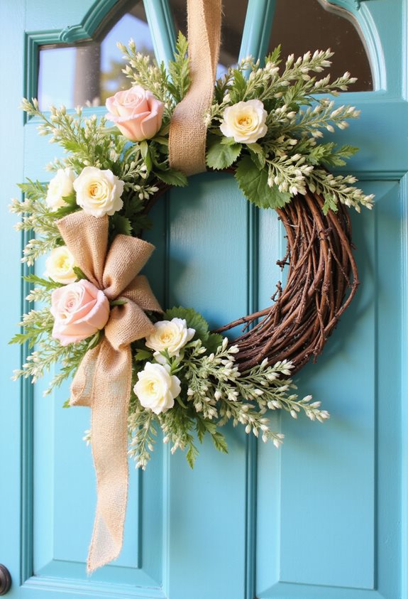 farmhouse spring wreath charm