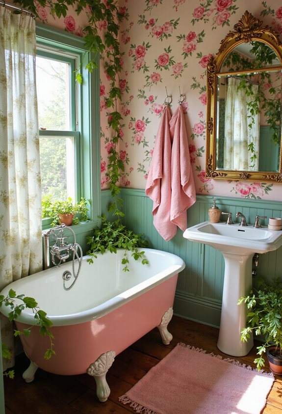 floral patterns for bathrooms
