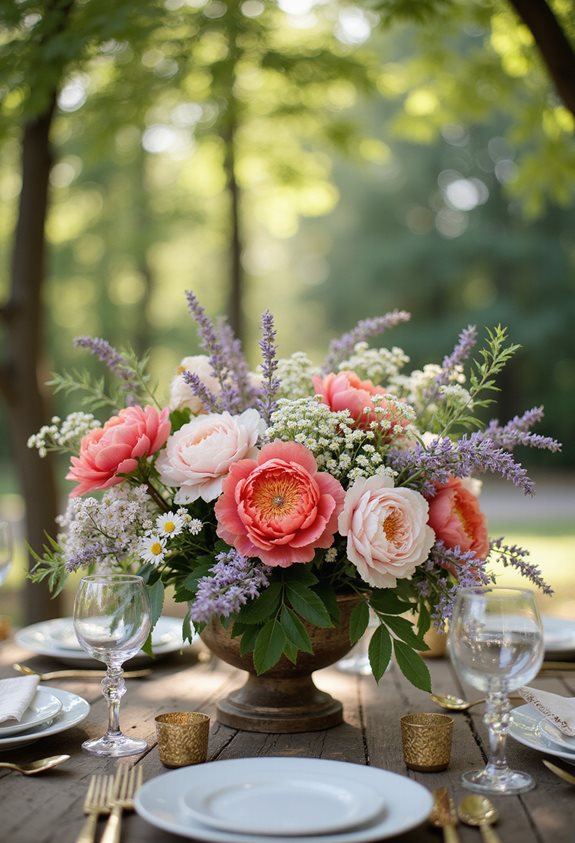 fresh blooms elevate tables