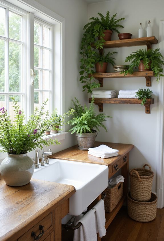 fresh flowers and greenery