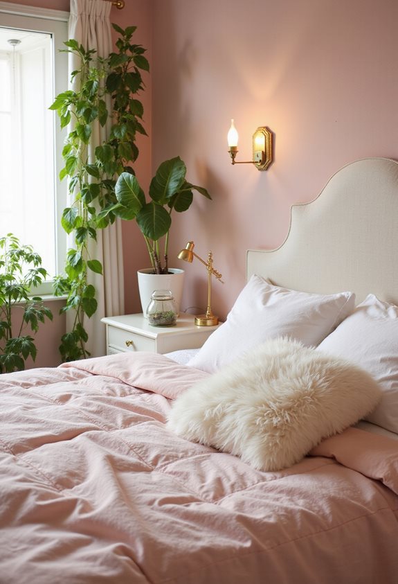 fresh greenery enhances decor