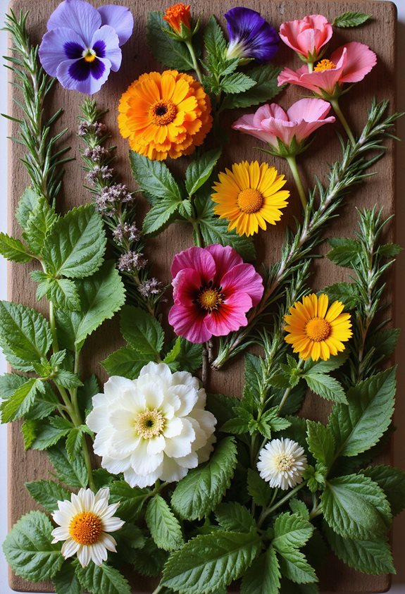 garden party flavor display