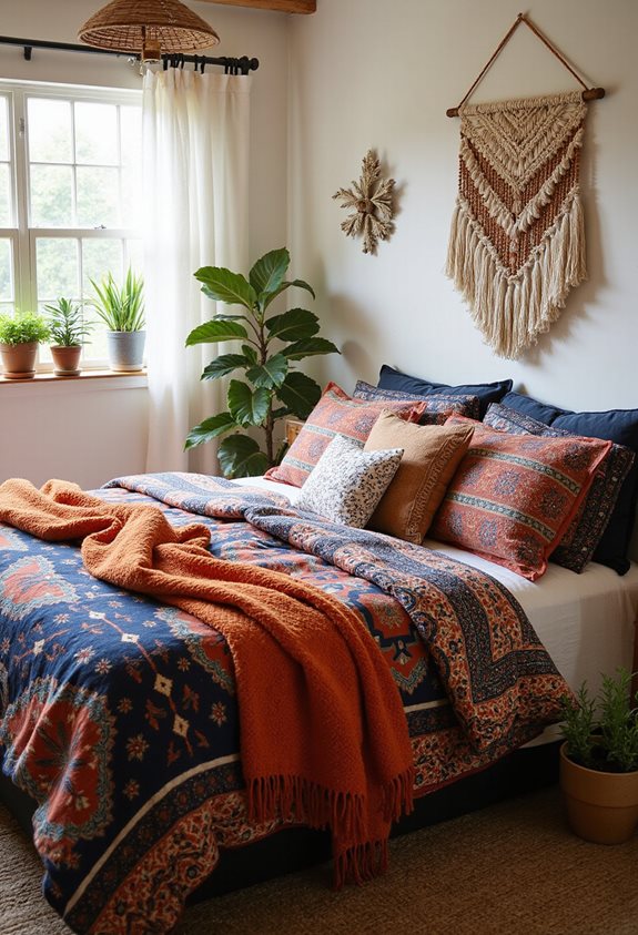 global inspired cozy bedding