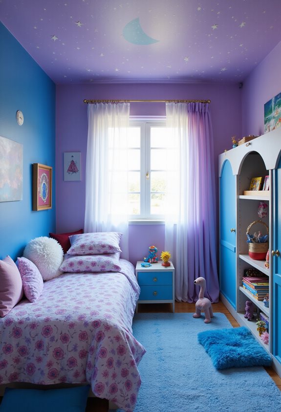 imaginative calming bedroom design