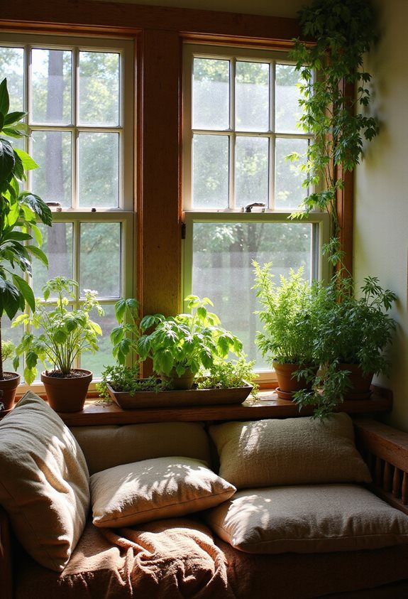 indoor greenery enhances ambiance