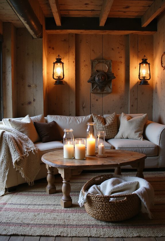 lanterns and candles ambiance