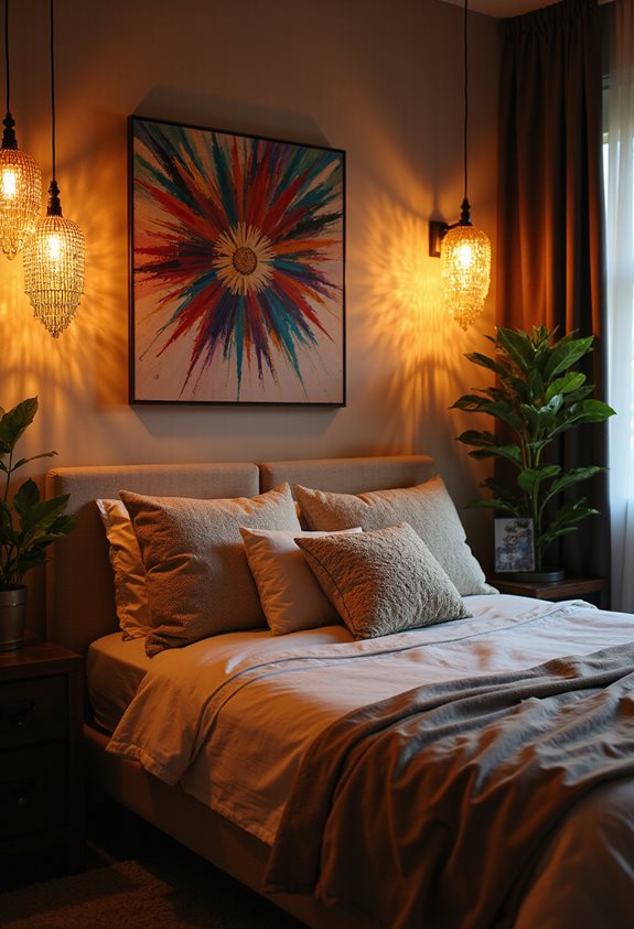 layered lighting enhances atmosphere