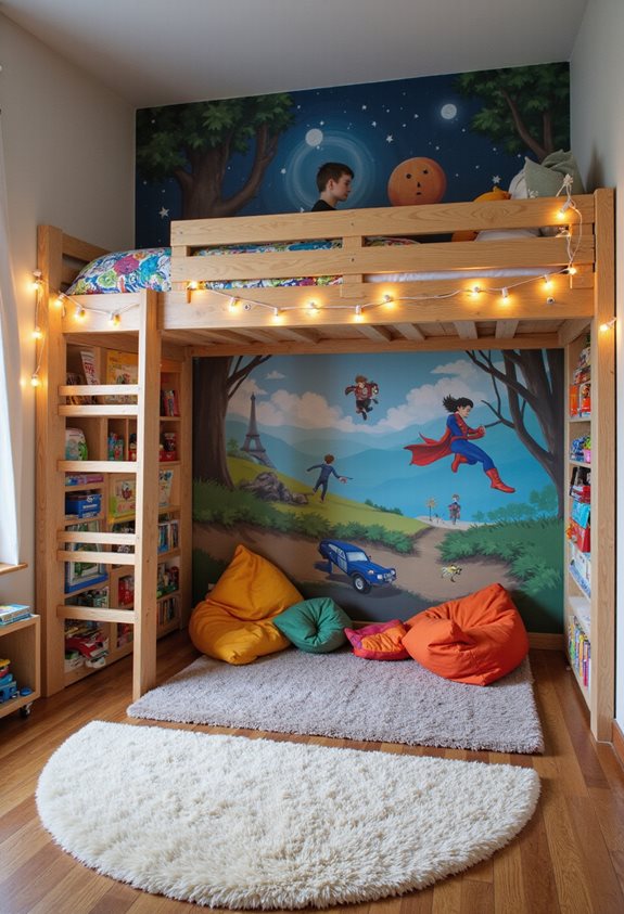 loft beds as playspaces