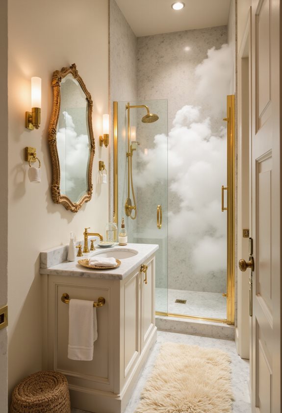 luxurious cozy bathroom aesthetic