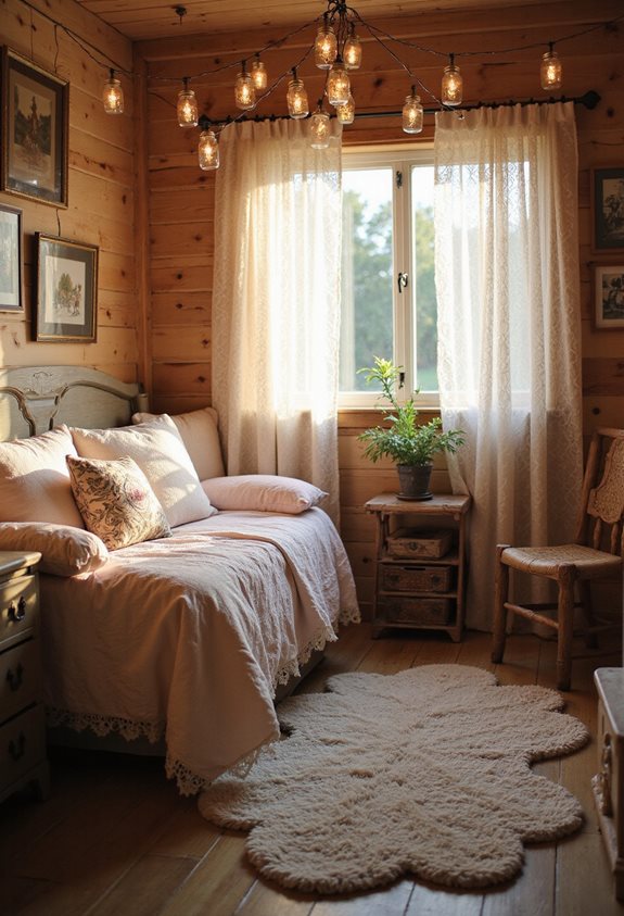 mason jar rustic lighting