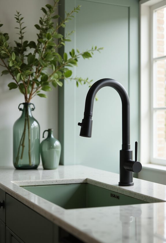 matte black enhances sage