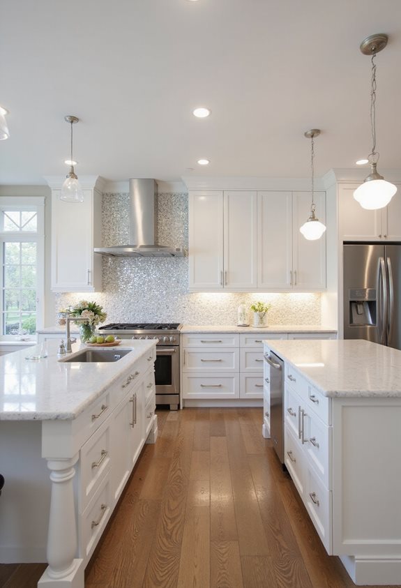 matte glossy kitchen balance