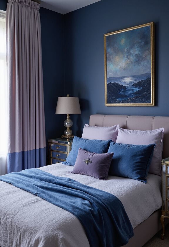 metallic accents elevate ambiance