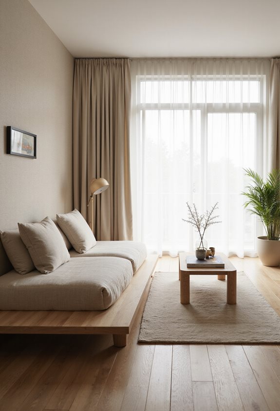 minimalist decor for comfort