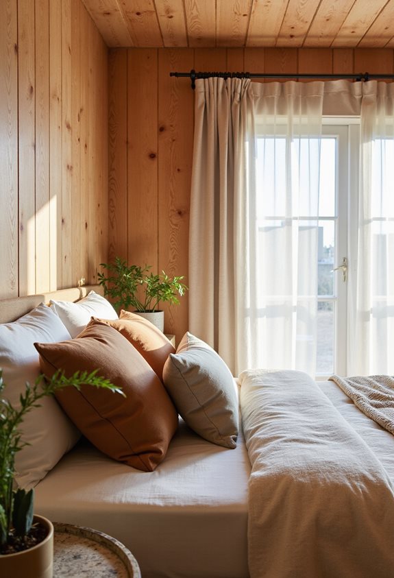 natural warmth with textiles