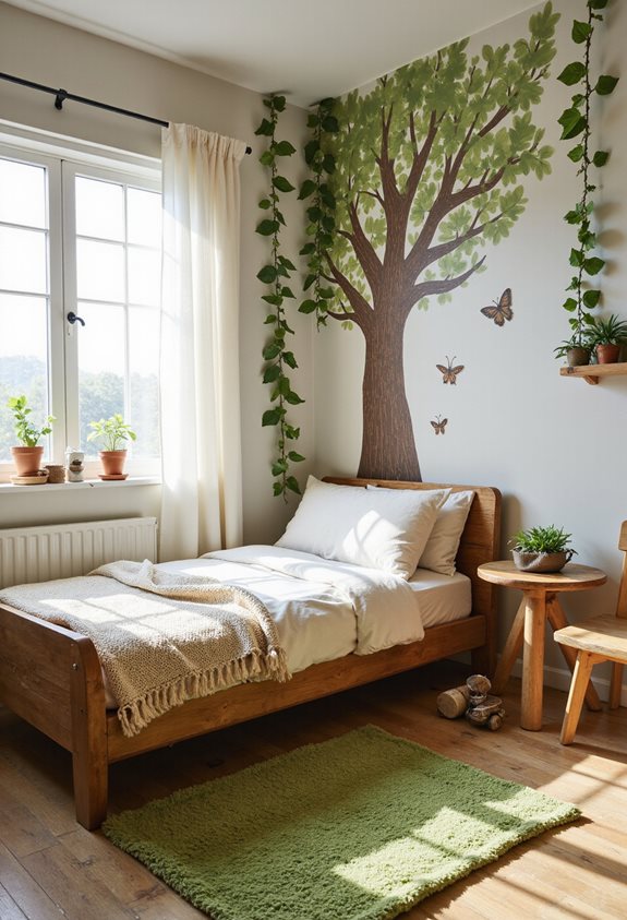 nature inspired toddler decor