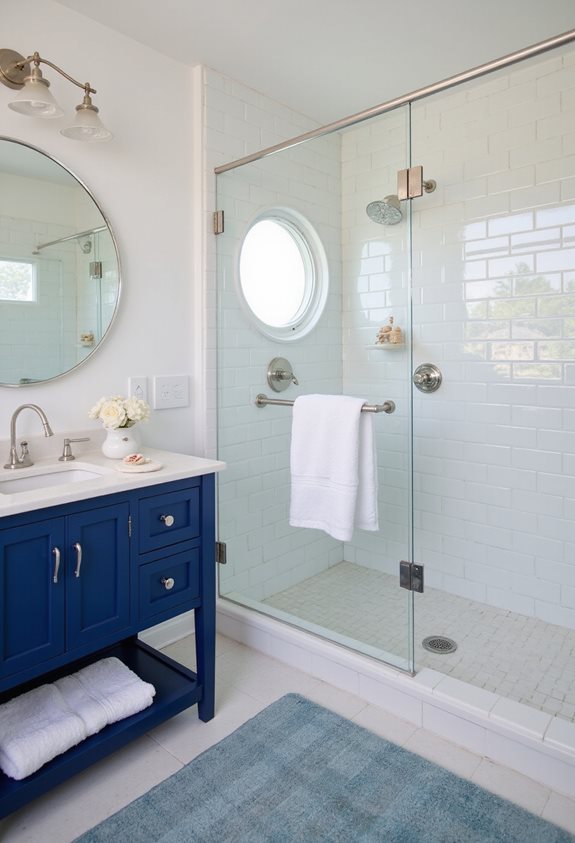 nautical blue and white