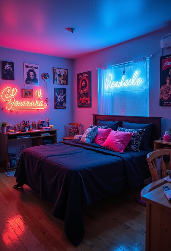 neon lights for nostalgia