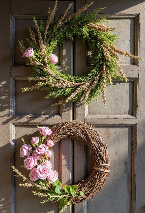 organic wreaths for welcoming