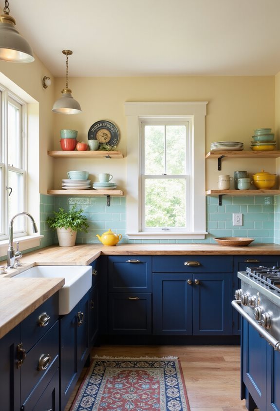 pair colors with cabinets