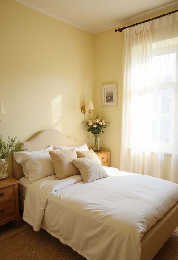 pale yellow enhances small spaces