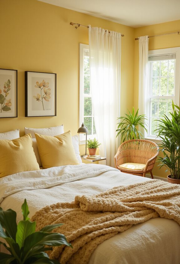 peaceful cozy yellow haven