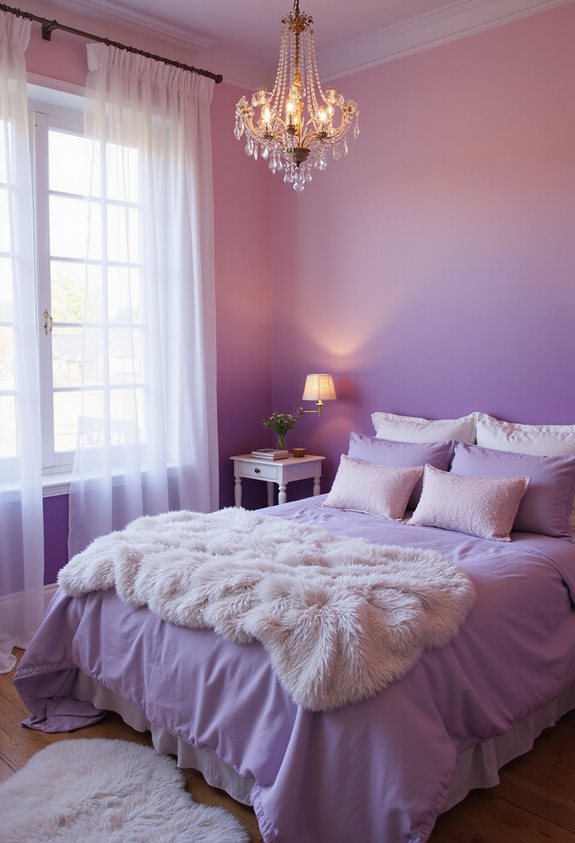 pink to purple ombre