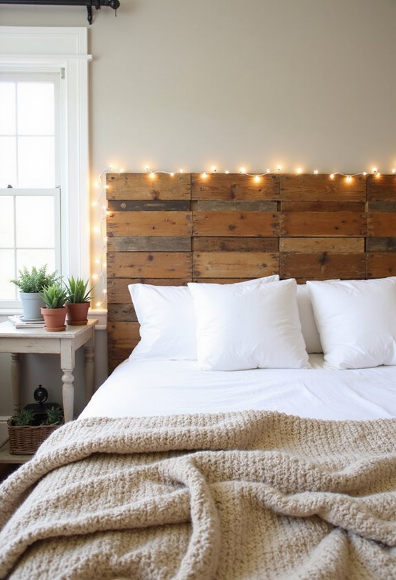 repurposed materials for headboards