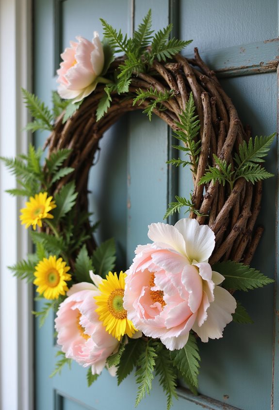 rustic spring twig wreaths