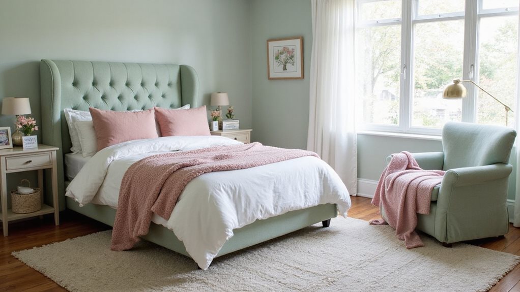 27 Sage Green and Pink Bedroom Ideas