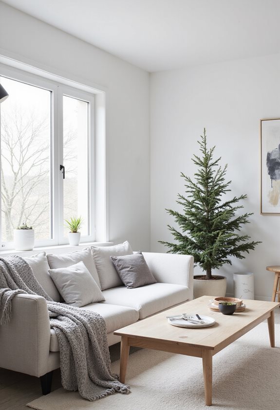 scandinavian style clutter free living