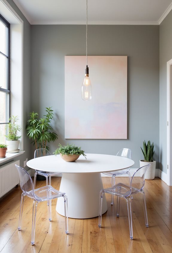 sleek furniture bold accents