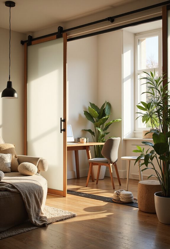 sliding doors save space