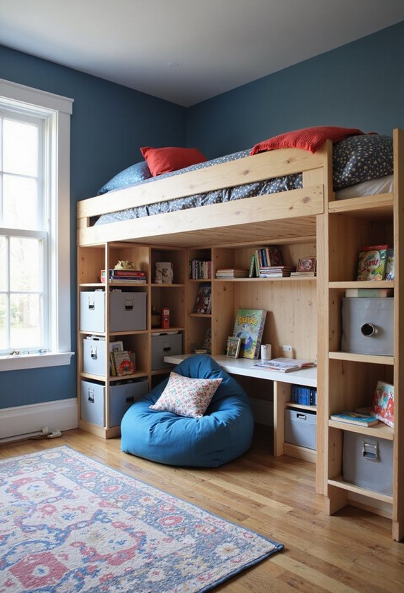 space efficient dual purpose furniture