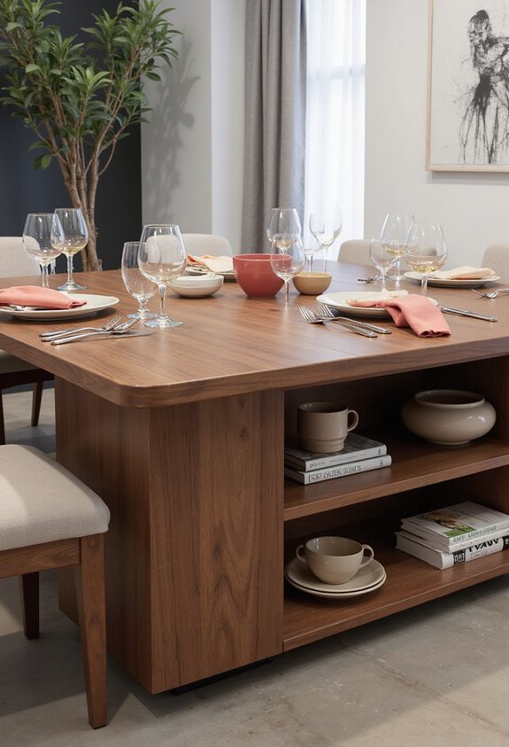 storage enhanced dining solutions