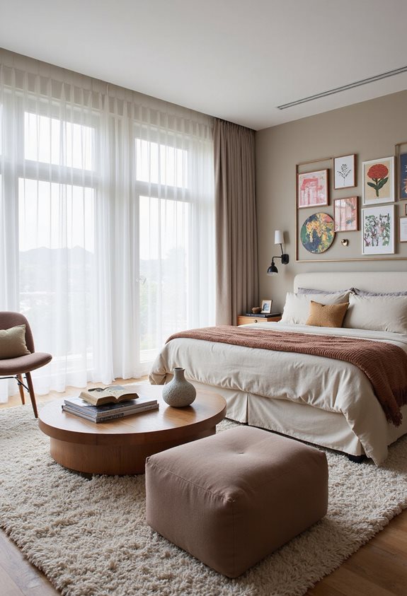 stylish connected room decor