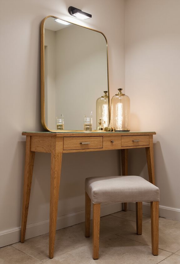 stylish vanity material mix