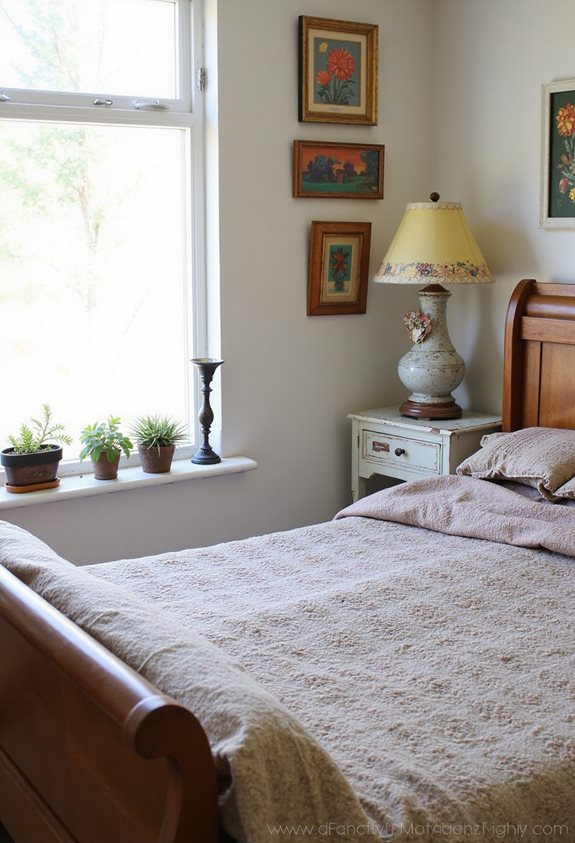 thrift store bedroom treasures