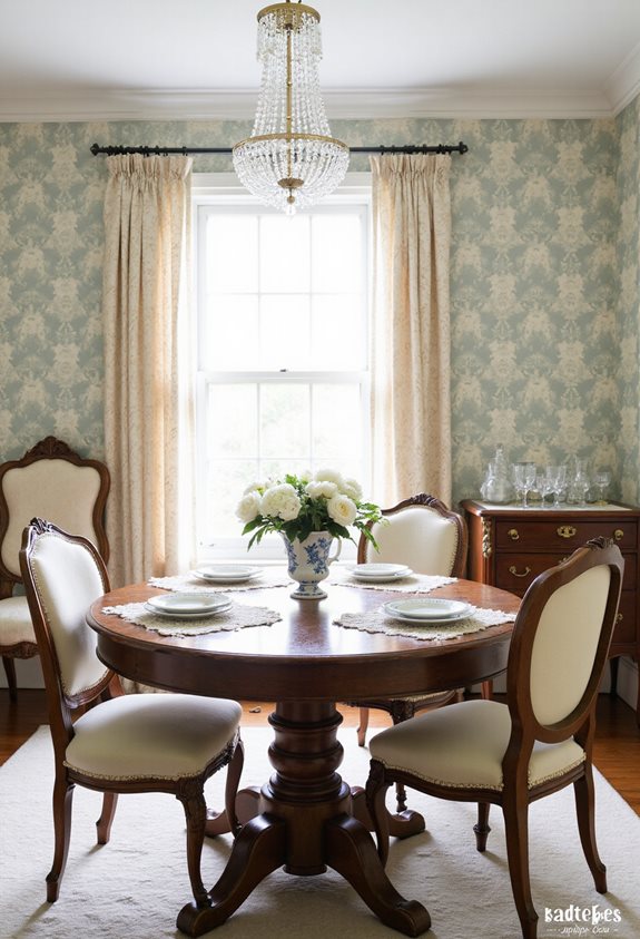timeless vintage dining charm