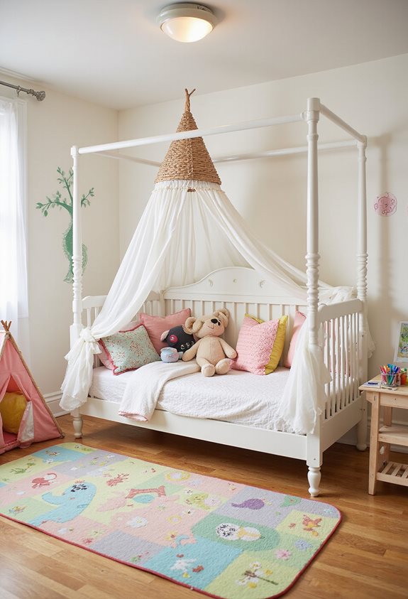 toddler sleep play area integration