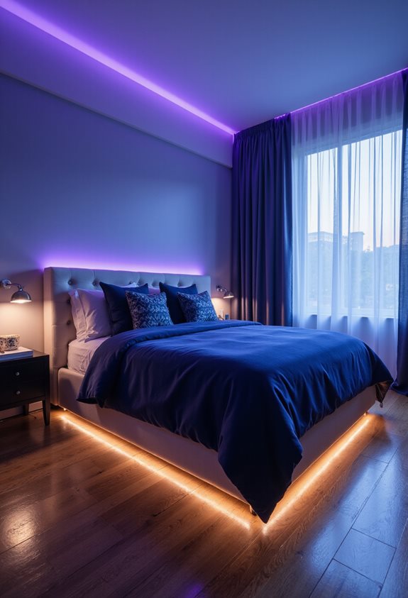 transform bedroom with lighting