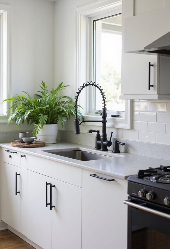 transform white cabinets stylishly