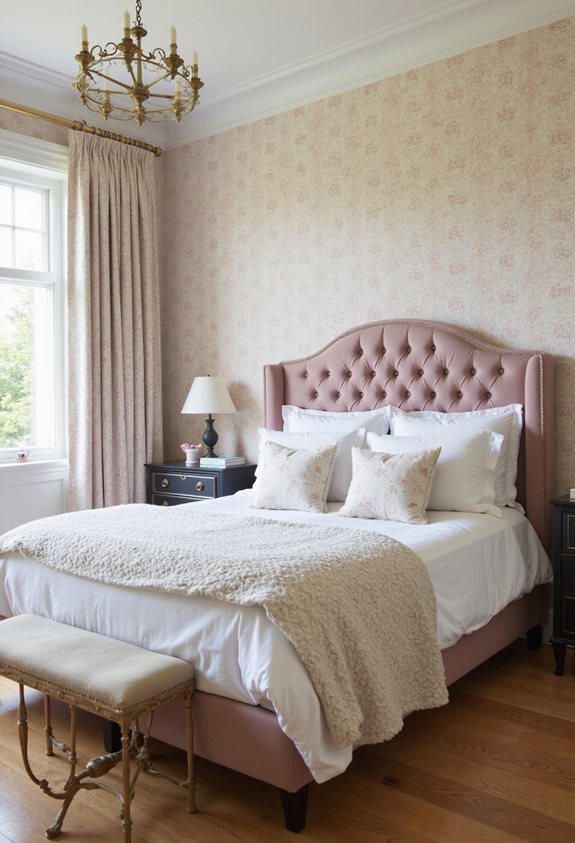 tufted headboards add elegance