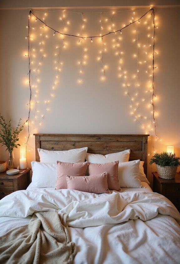 twinkling lights create warmth