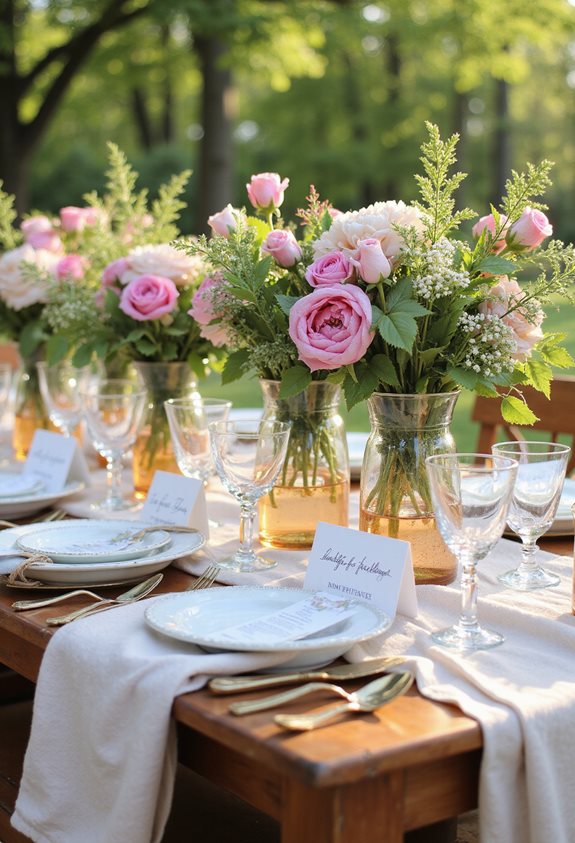 unique personalized table settings