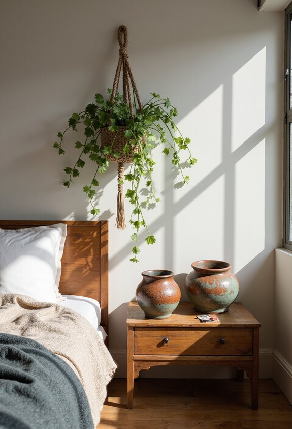 unique pottery adds warmth