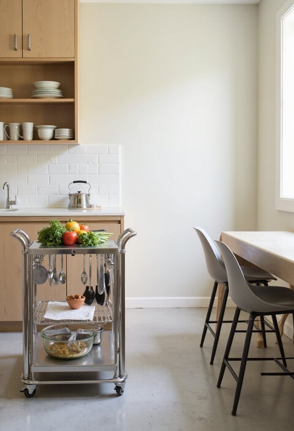 versatile rolling kitchen carts