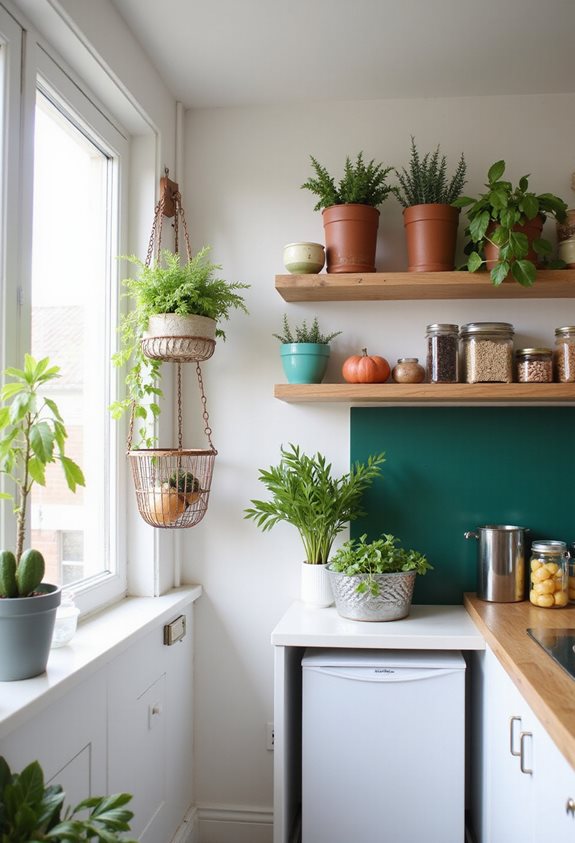 vertical storage for kitchens