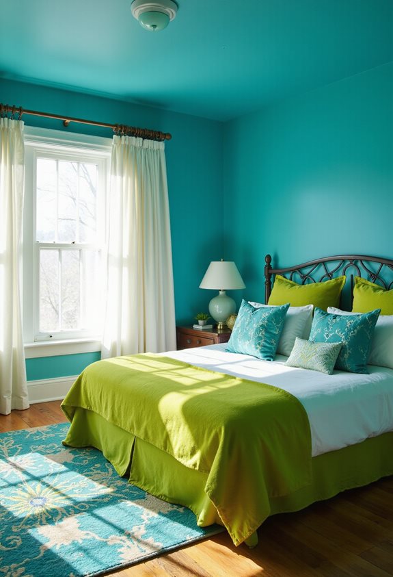 vibrant colors for bedrooms