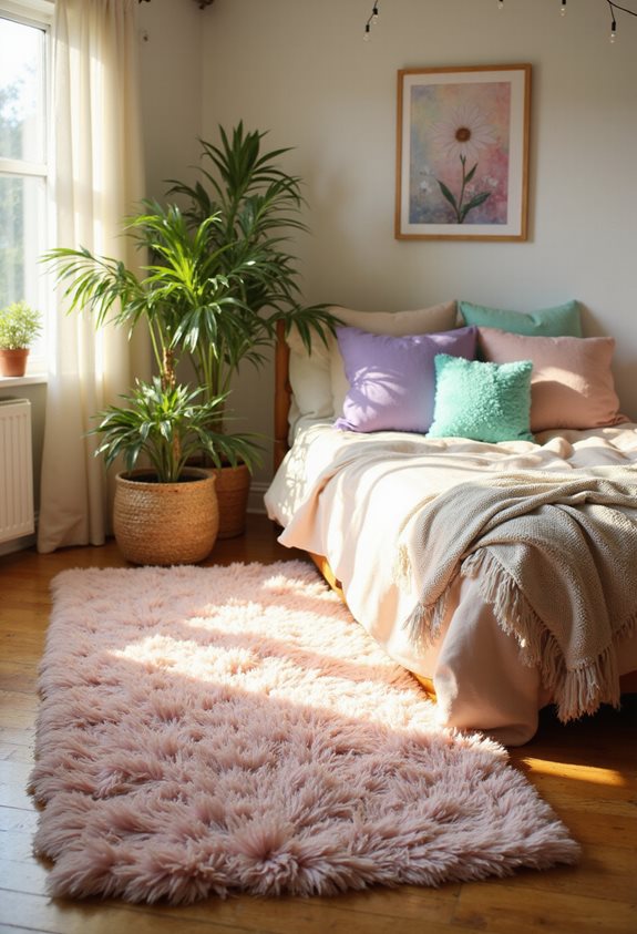 vibrant soft rugs comfort